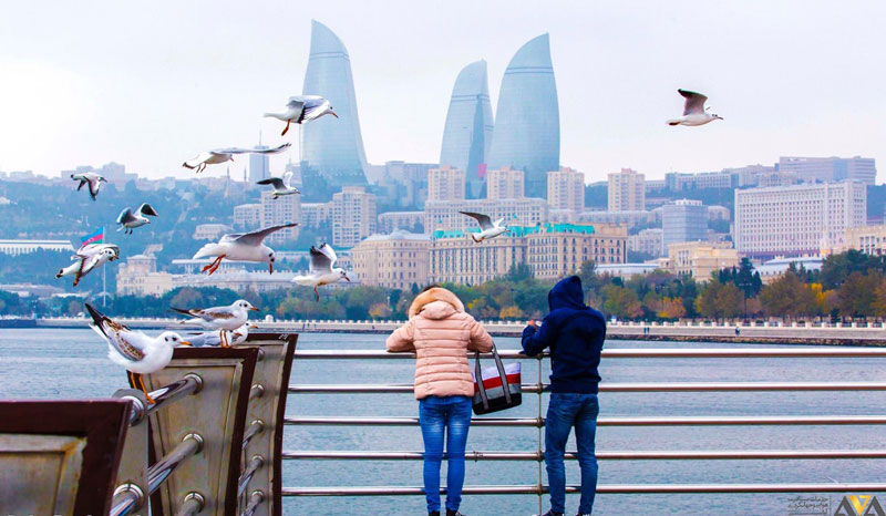 بازدید از بلوار ساحلی باکو